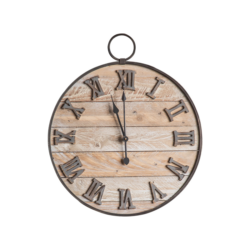 Vintage wood wall clock